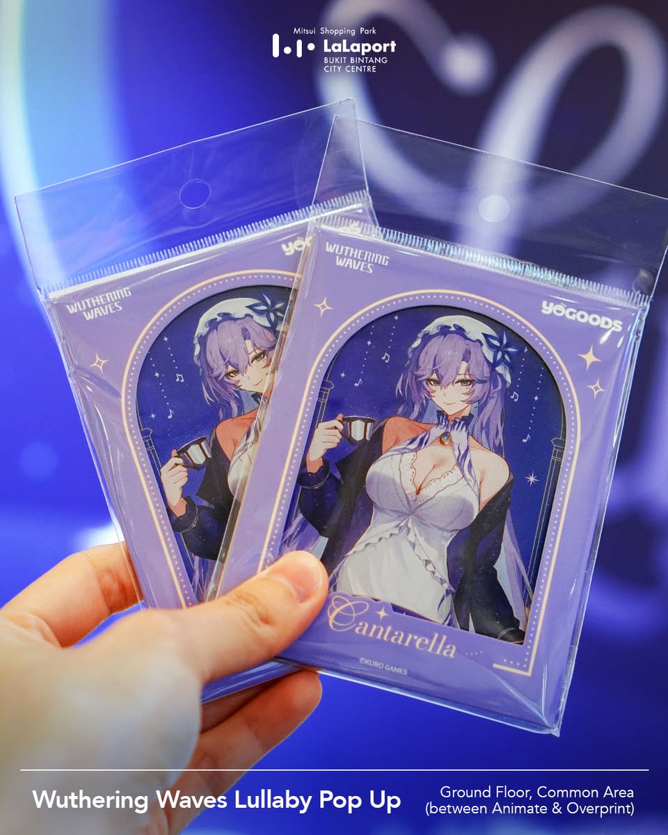 Interactive display at Wuthering Waves Lullaby Pop-Up