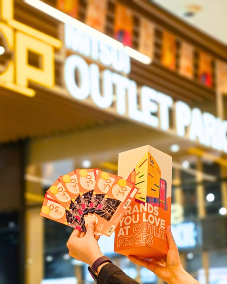 Mitsui Outlet Park 50% off vouchers