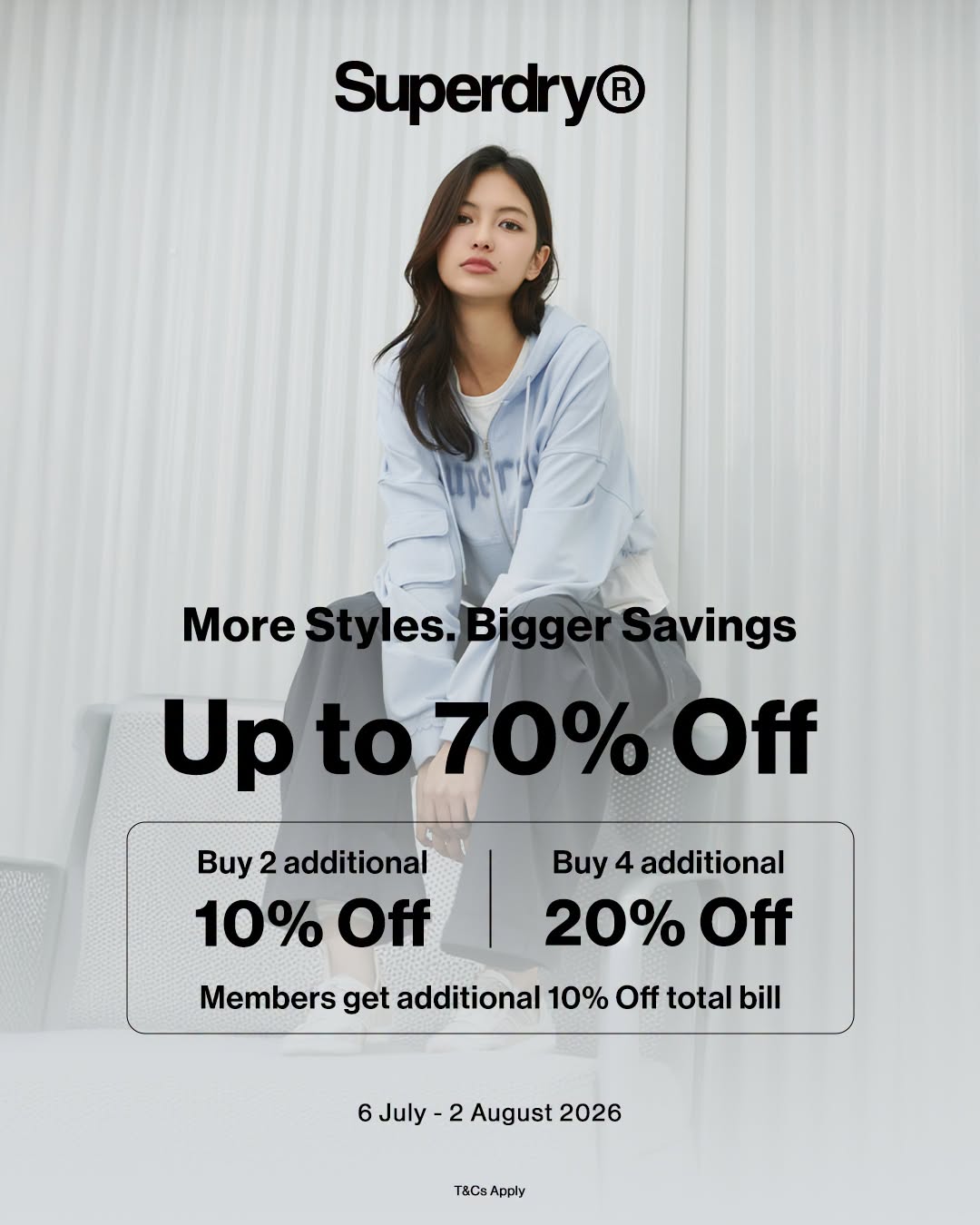 Superdry sale promotion at LaLaport BBCC