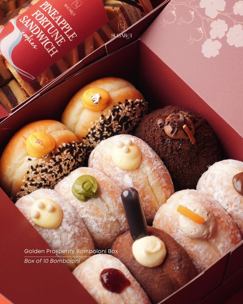 Close up of seasonal cookies and treats