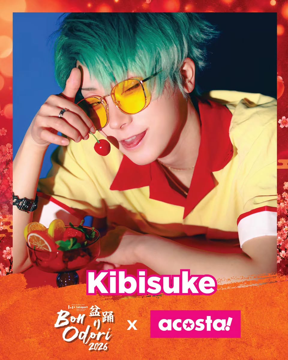 Kibisuke cosplay performer for Bon Odori 2026 at LaLaport BBCC