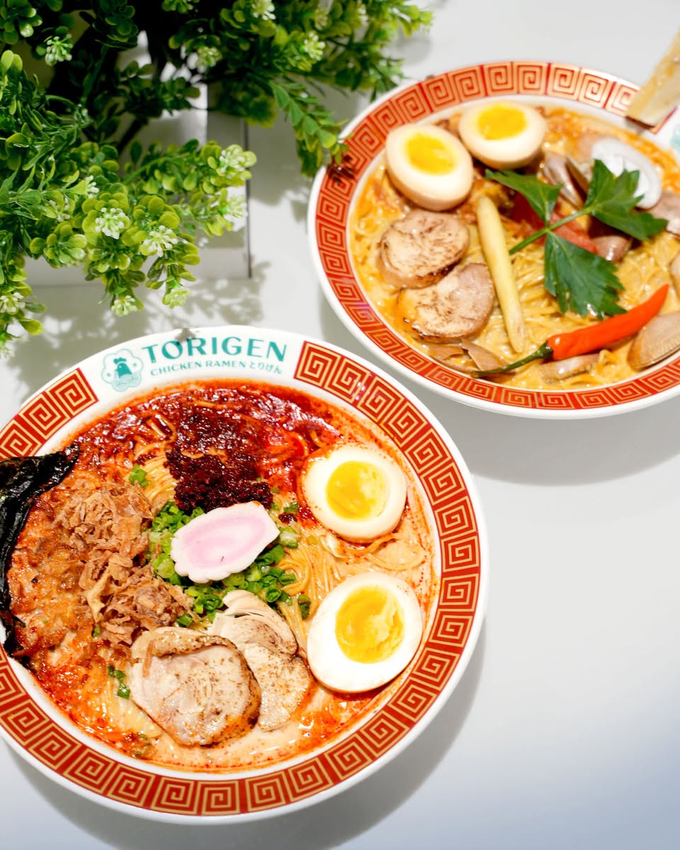 The inviting interior of Torigen Chicken Ramen restaurant