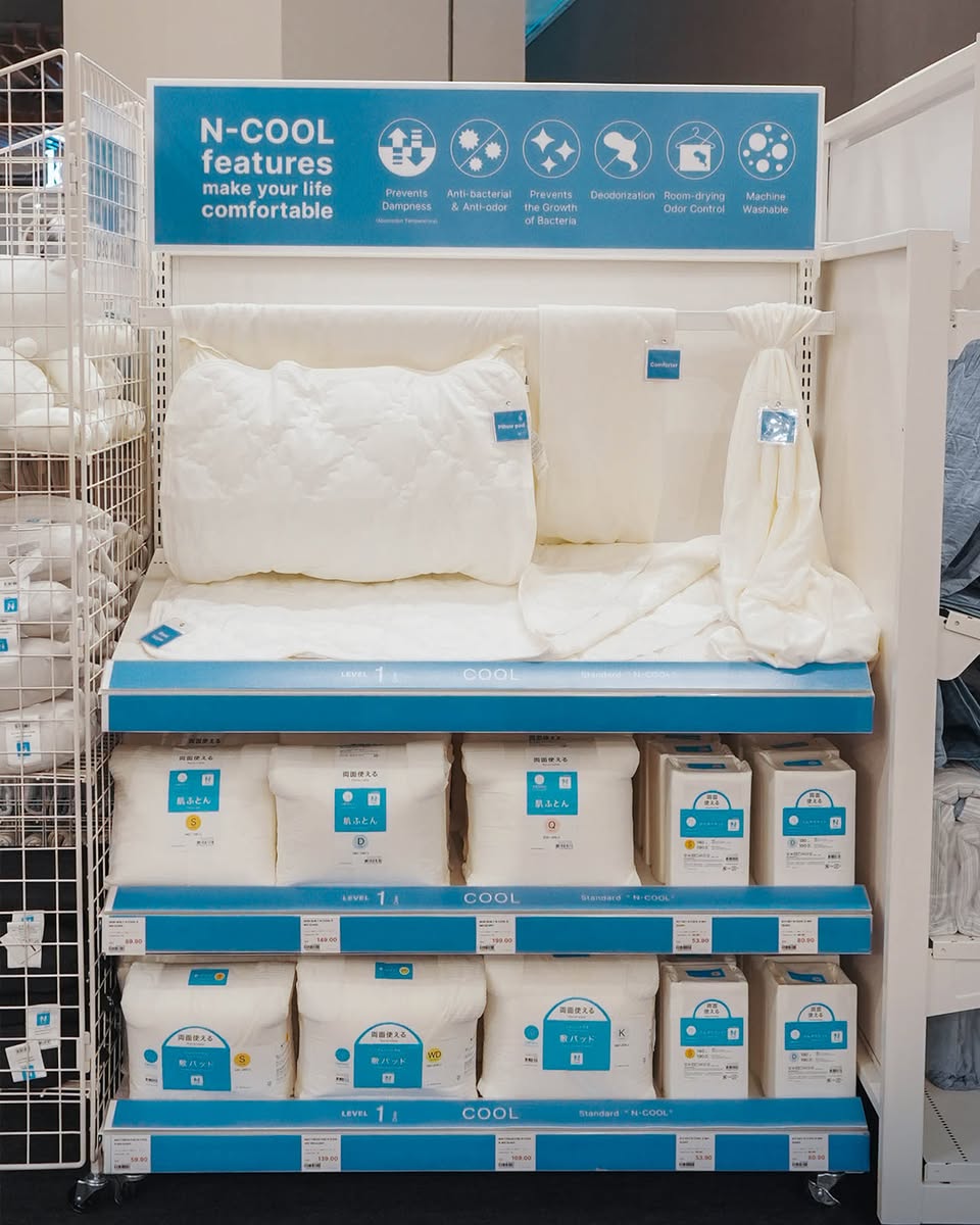 A collection of NITORI dining chairs in various styles