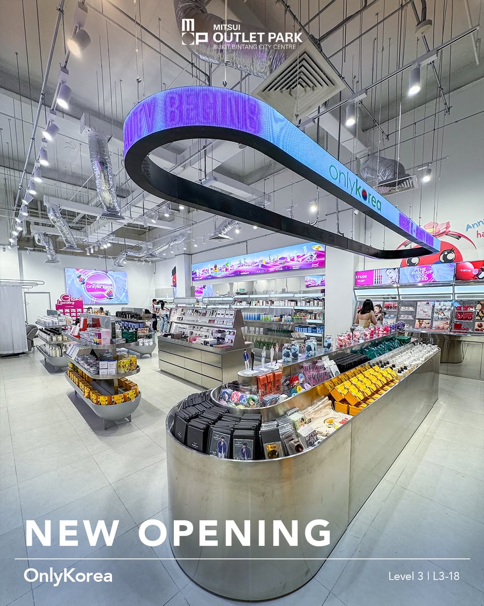 Customers enthusiastically trying out product samples at a dedicated testing station in OnlyKorea.