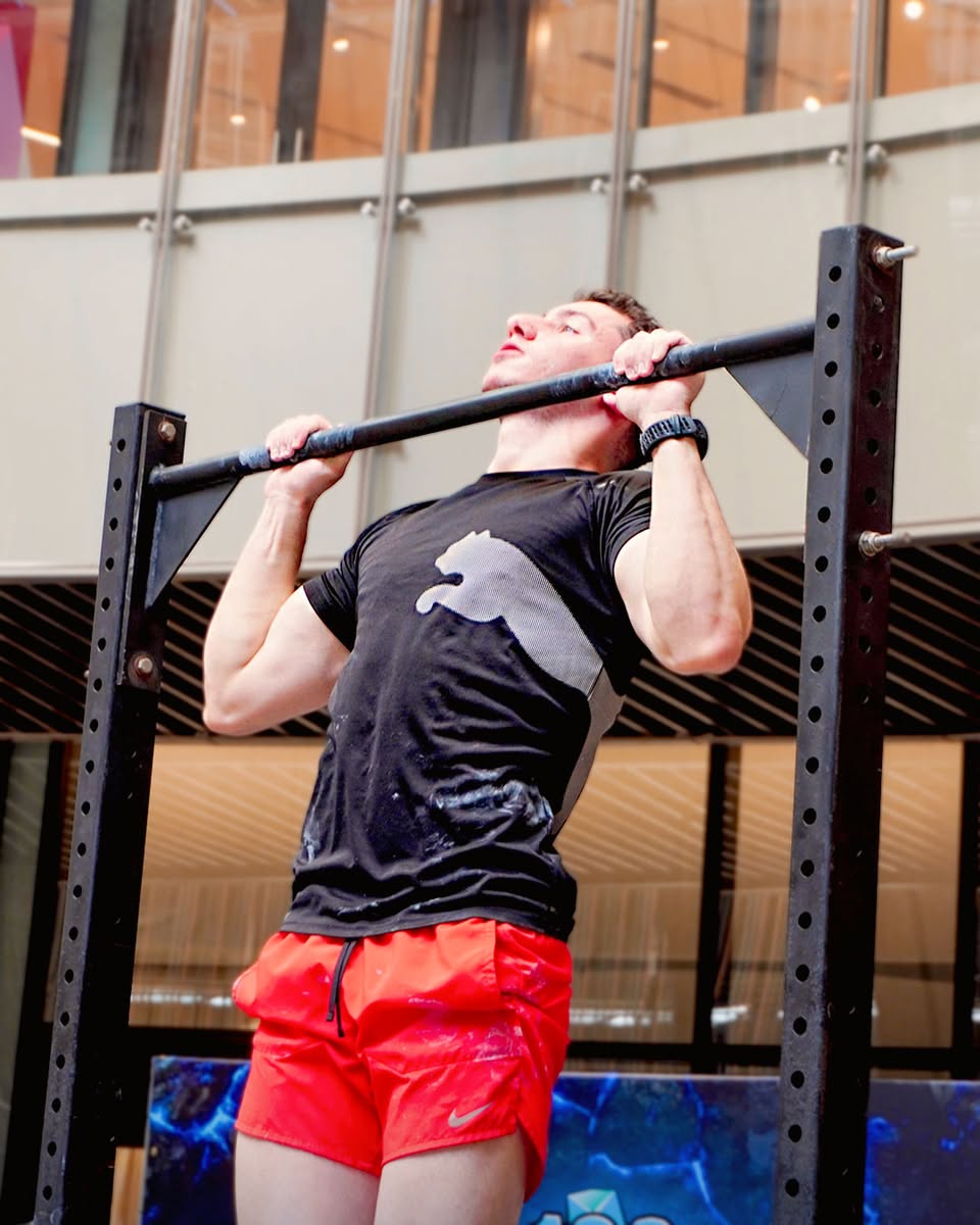 Participants giving their all during a challenging moment at the Ozone Fitness event