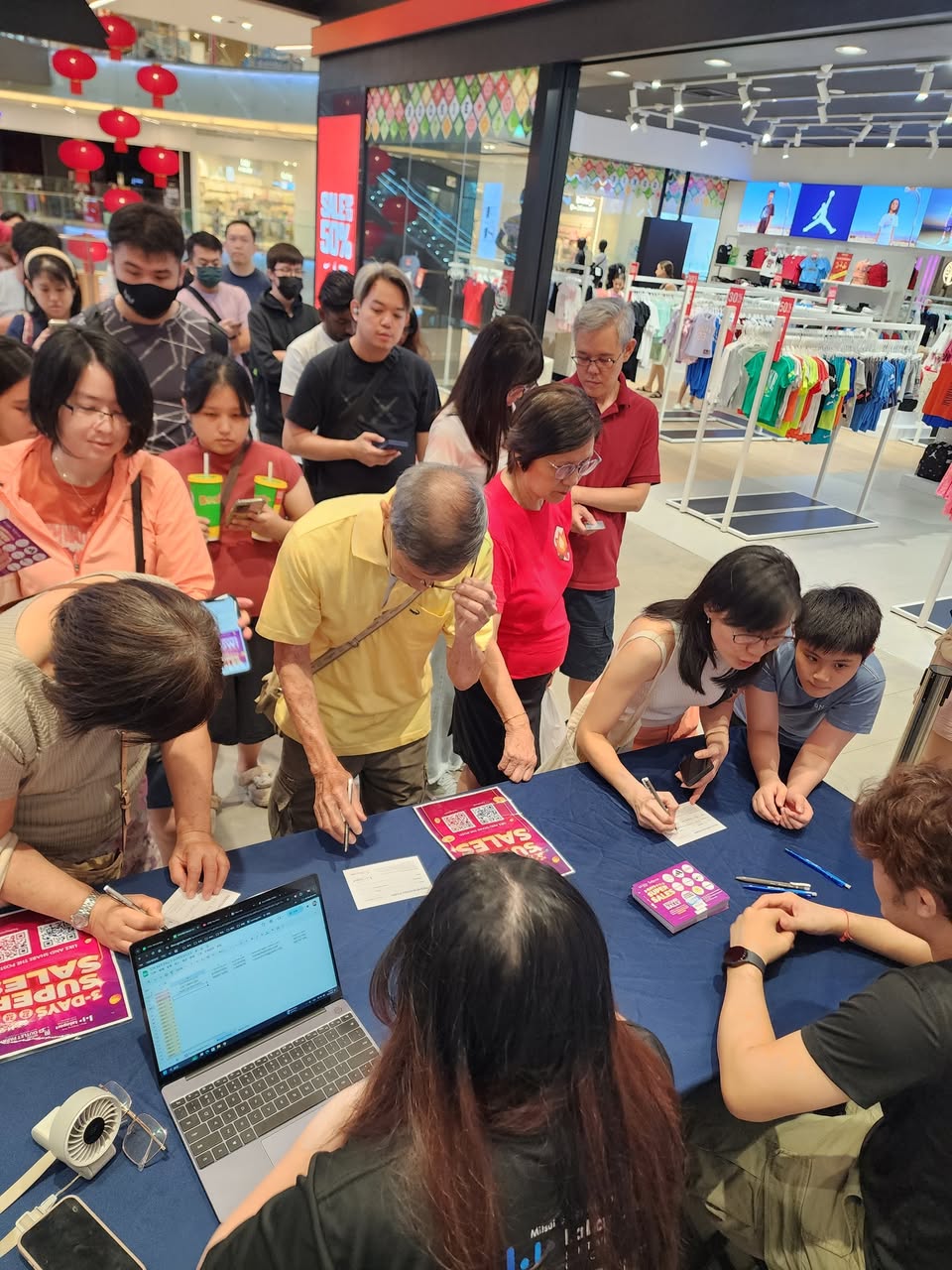 Redemption counter for mystery vouchers