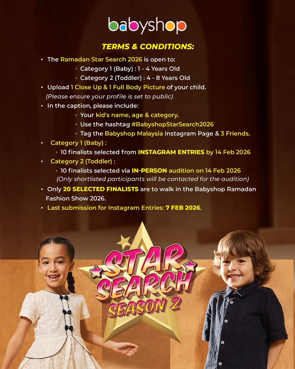 Little stars ready for the Ramadan runway