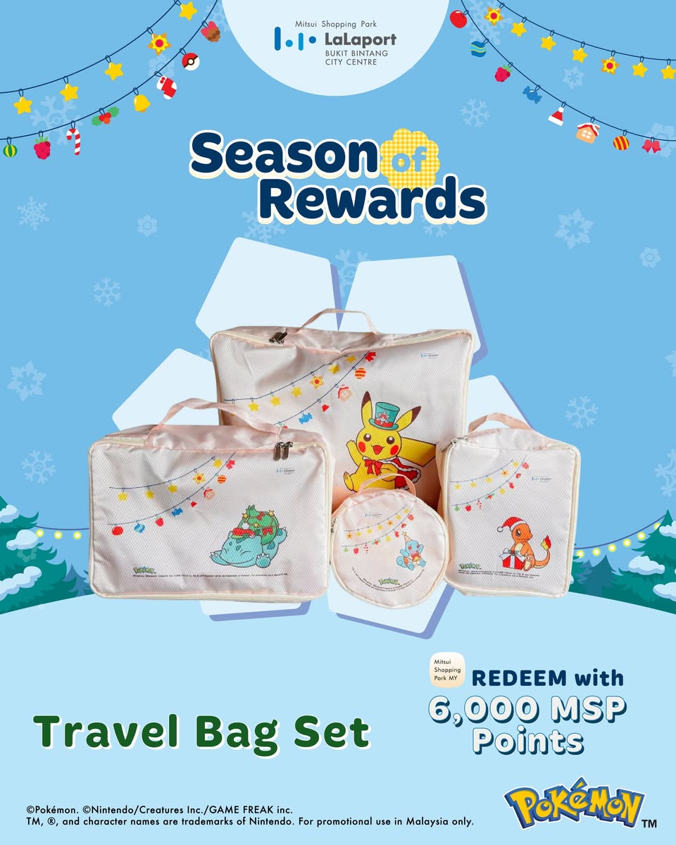 Limited edition Pokémon items at LaLaport BBCC promotion