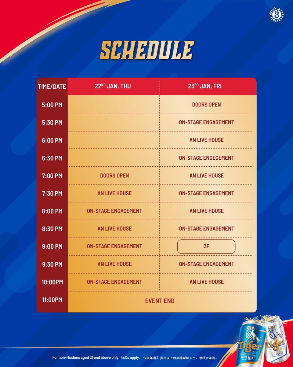 Live music performance at Tiger Town