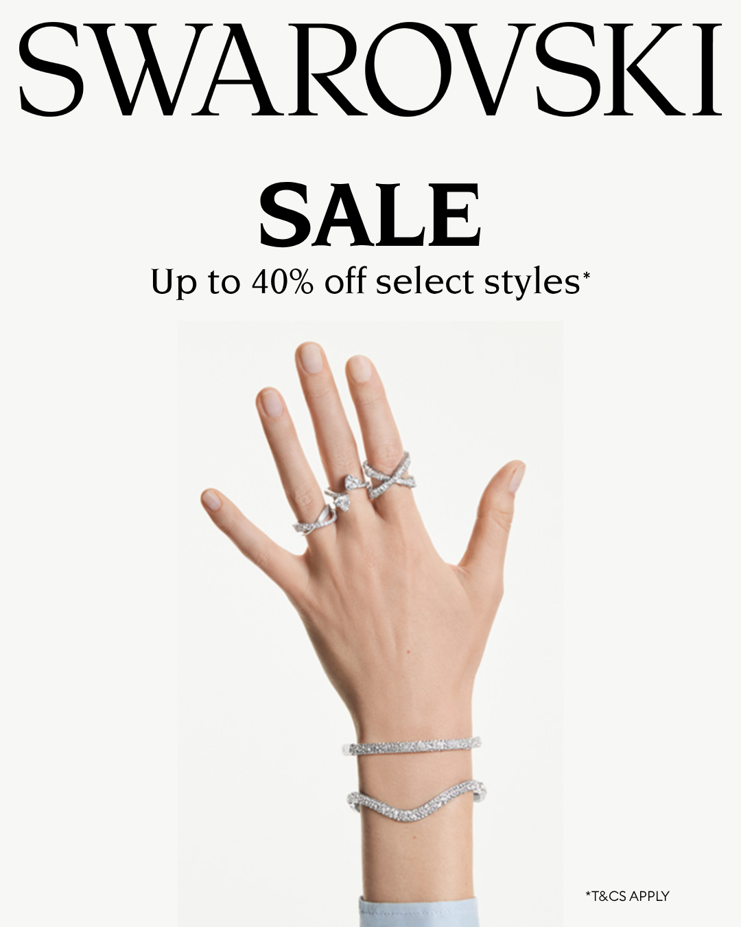 A sparkling display of iconic jewelry pieces.