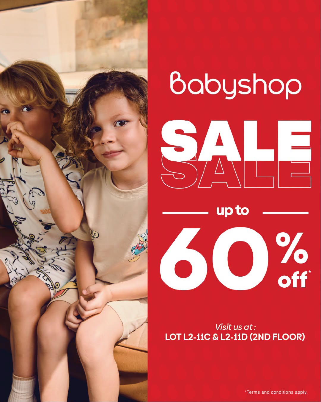 Babyshop sale promotion at LaLaport BBCC