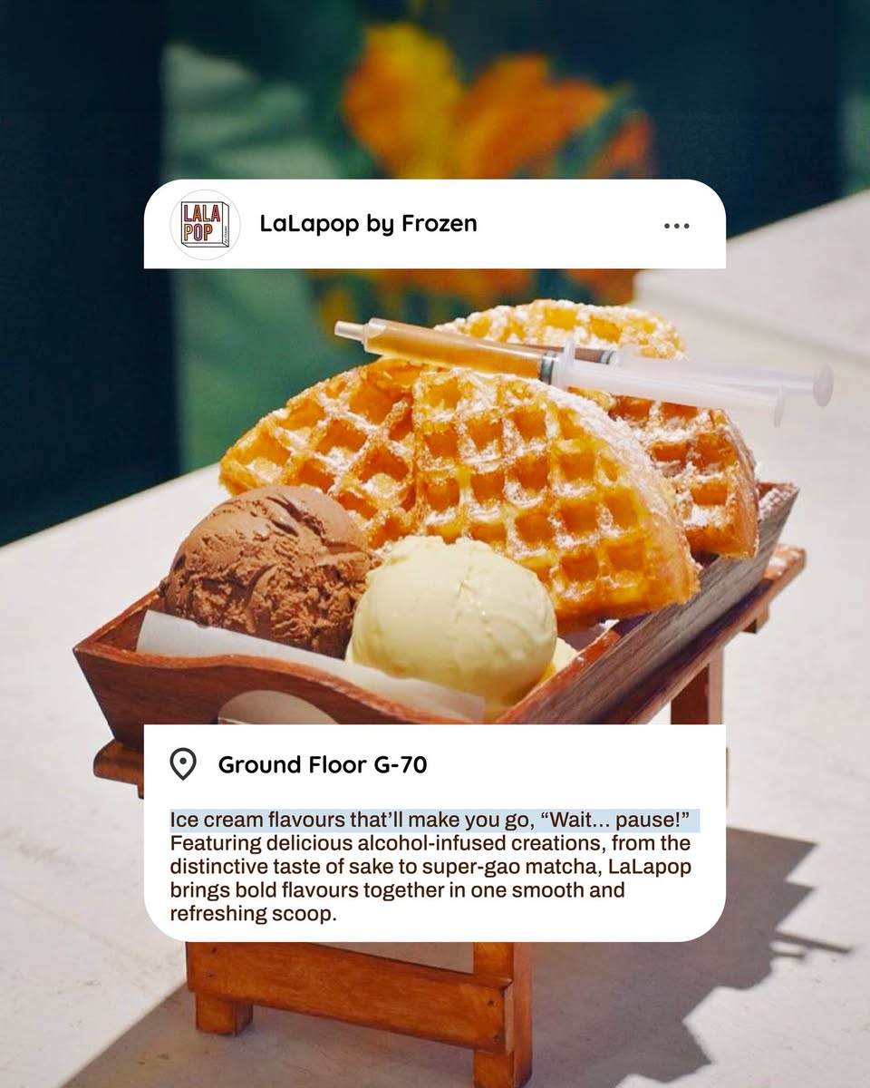 LaLapop by Frozen ice cream at LaLaport BBCC