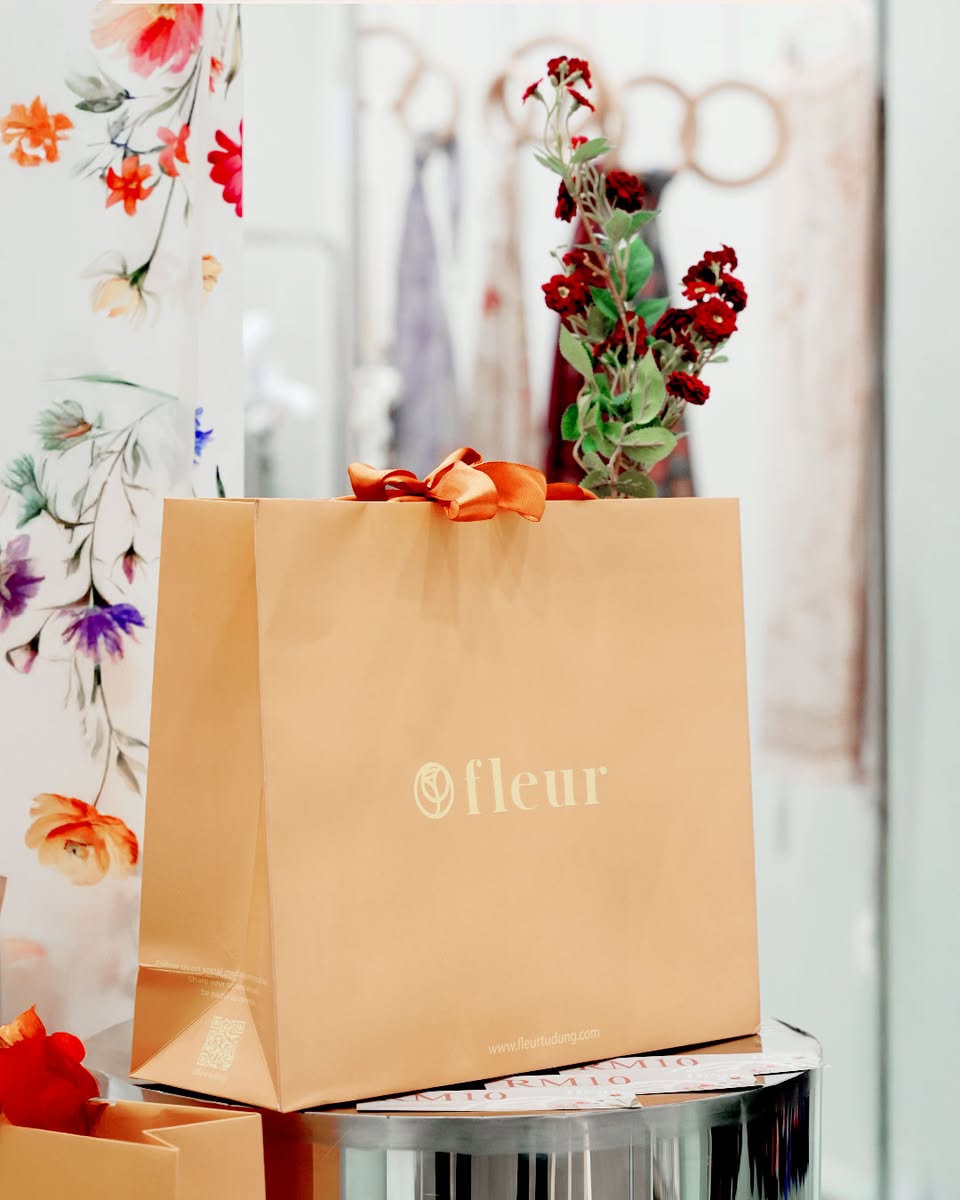 Elegant satin materials featured in the new collection