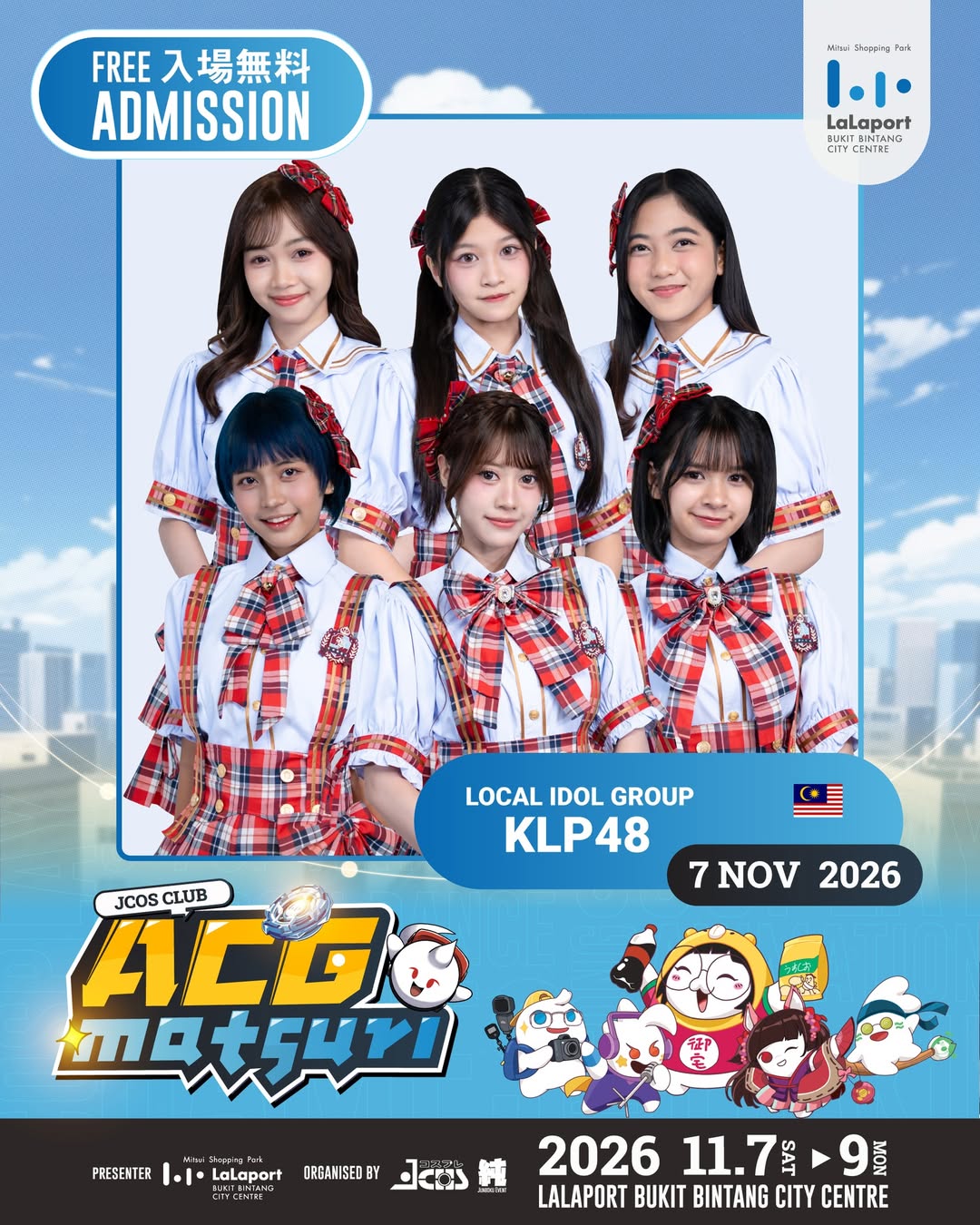 KLP48 live at ACG Matsuri 2026, LaLaport Bukit Bintang