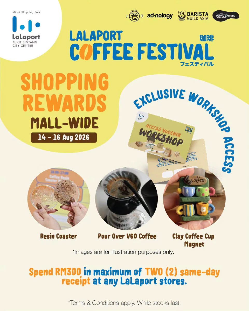 Pour-over coffee demonstration with BONGA at LaLaport Coffee Festival