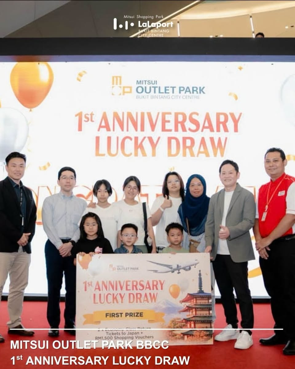Mitsui Outlet Park BBCC 1st Anniversary Lucky Draw