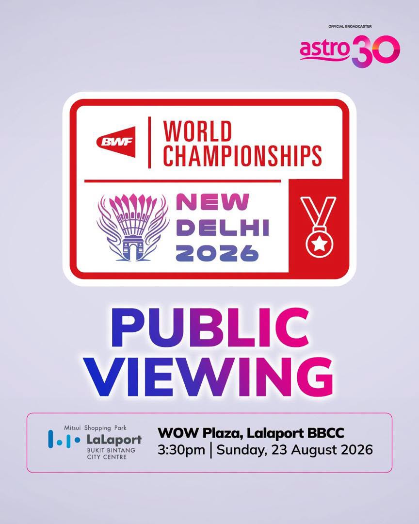 BWF World Championship Finals public viewing at LaLaport BBCC