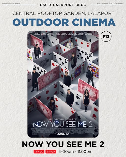 Promotional image for the Layar Senja outdoor cinema event