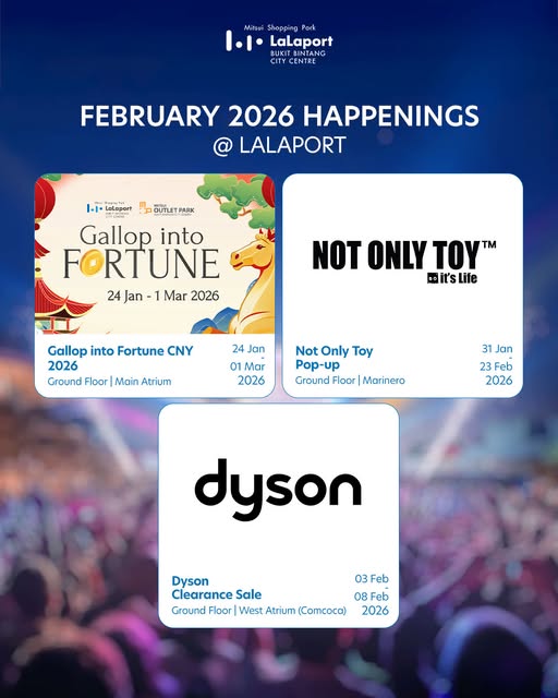 Mitsui Outlet Park stores on Level 3 LaLaport BBCC