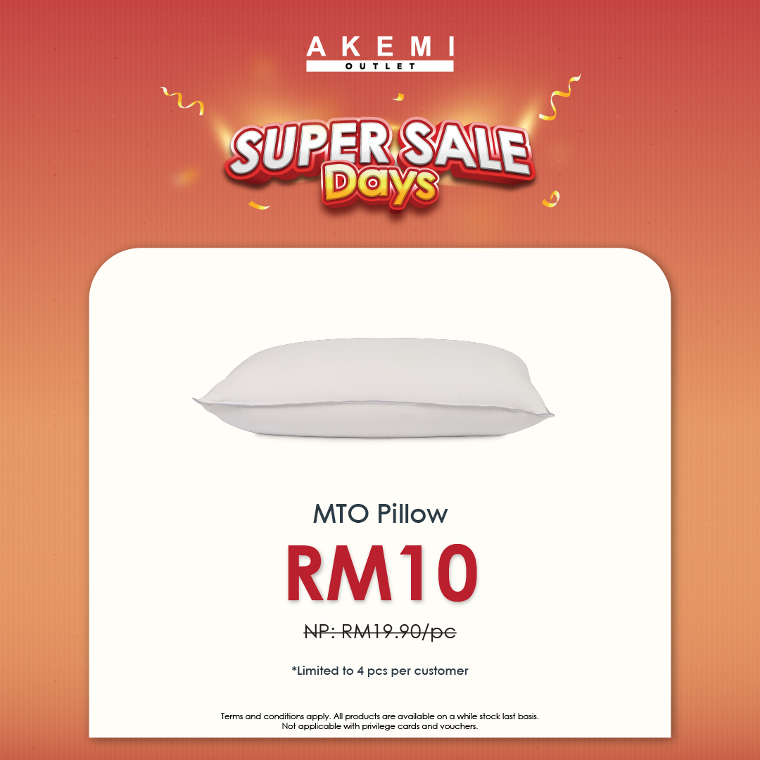 Close-up of high-quality Akemi pillows