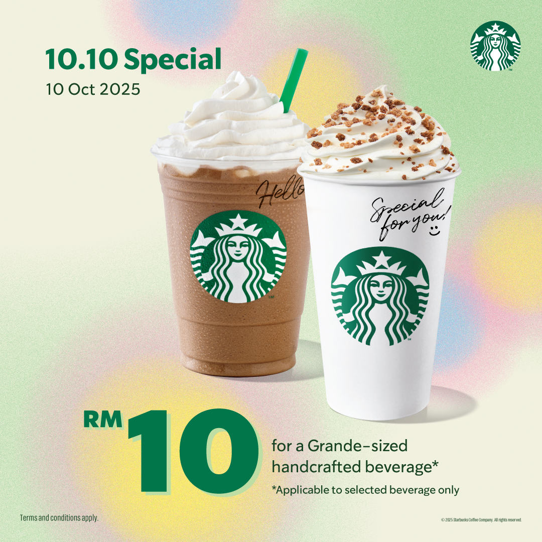 Starbucks 10.10 Promotion