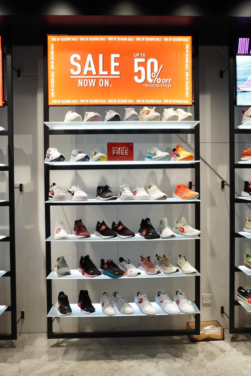 Shoppers browsing deals at LaLaport BBCC