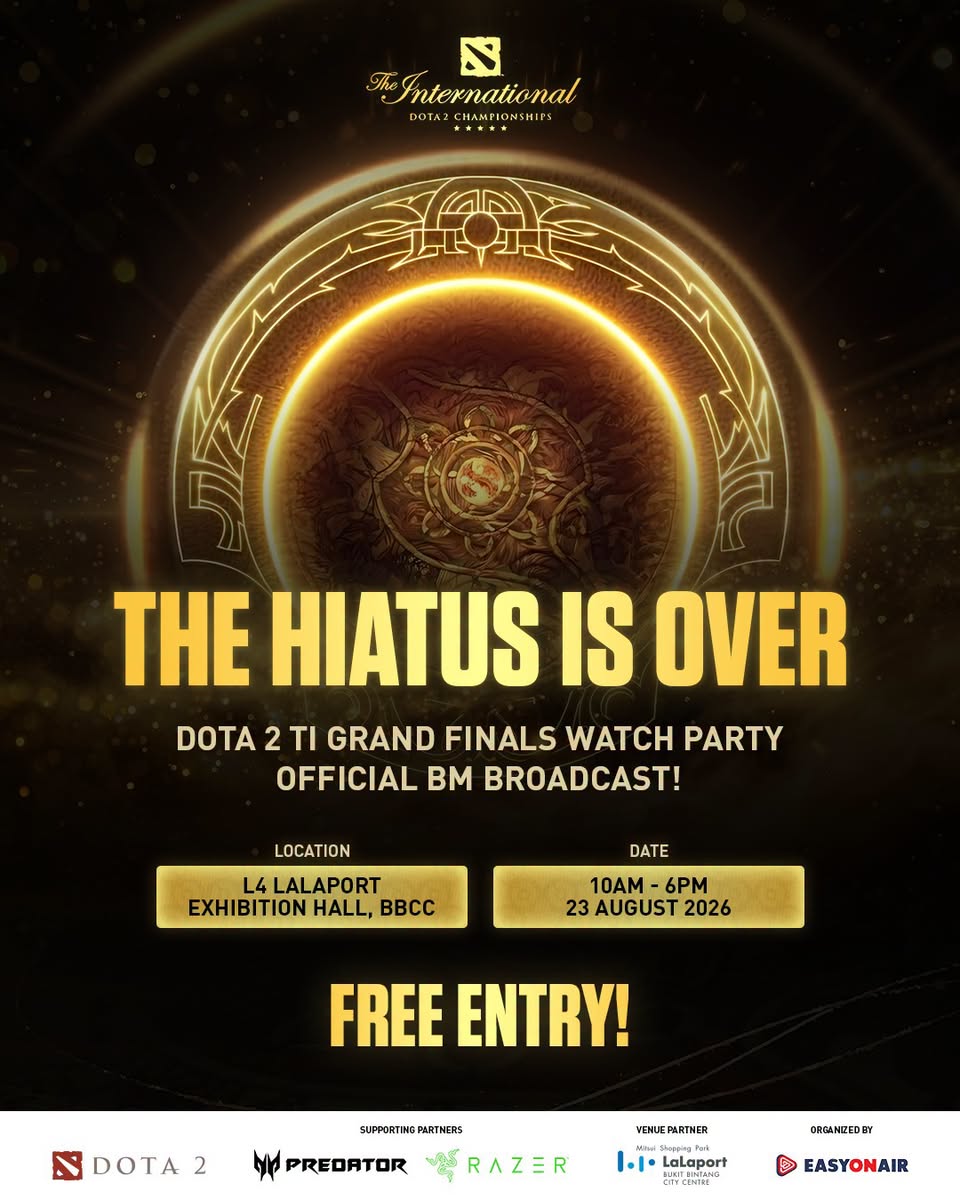 DOTA 2 TI Grand Finals Watch Party at LaLaport BBCC