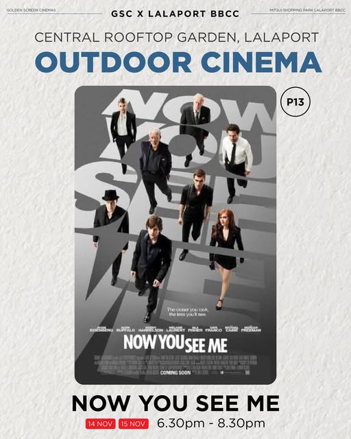 Promotional image for the Layar Senja outdoor cinema event