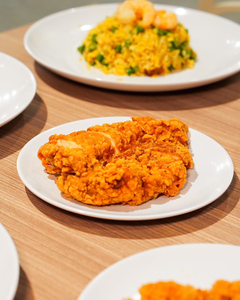 Variety of dishes available at ENAK ENAK express