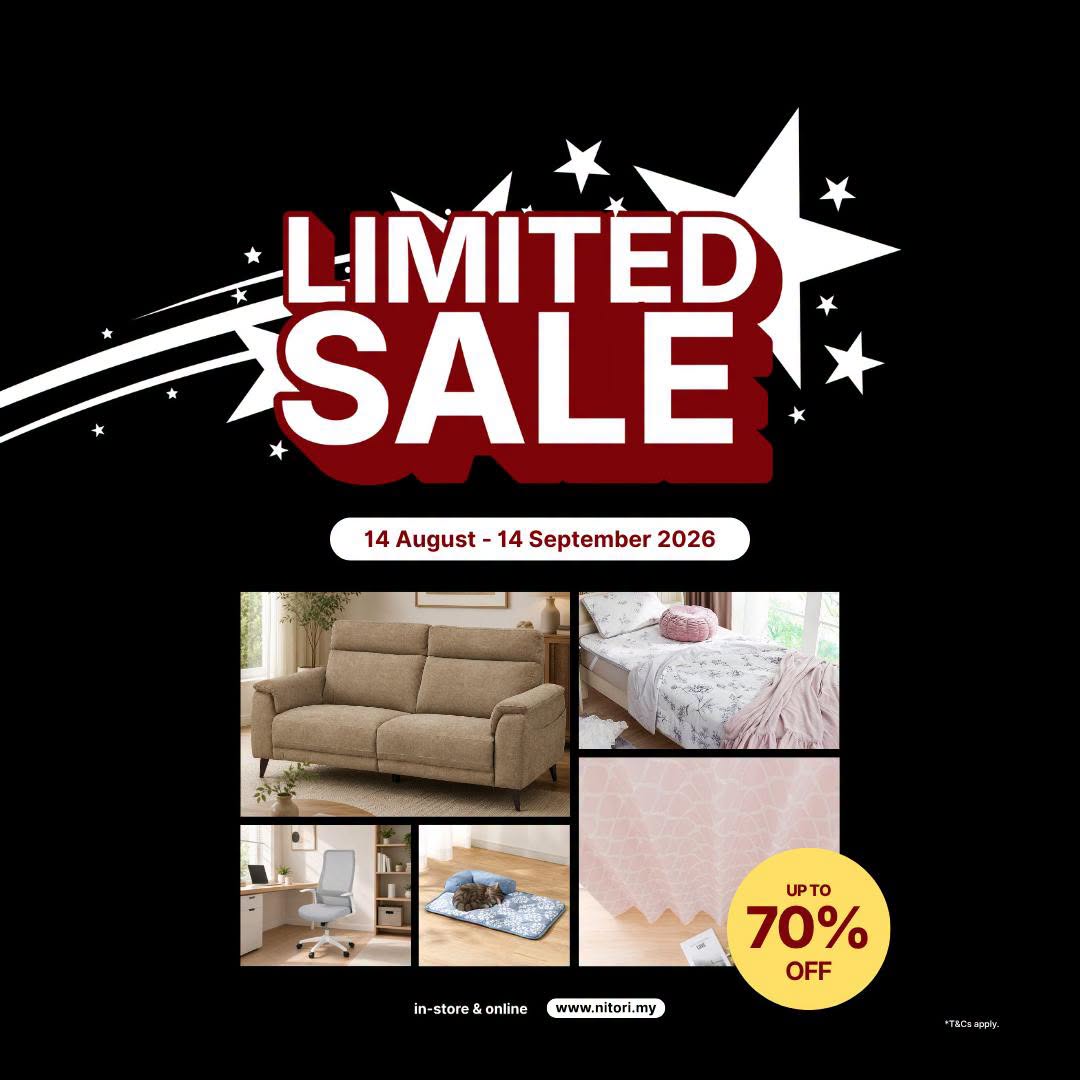 Nitori August Monthly Sale