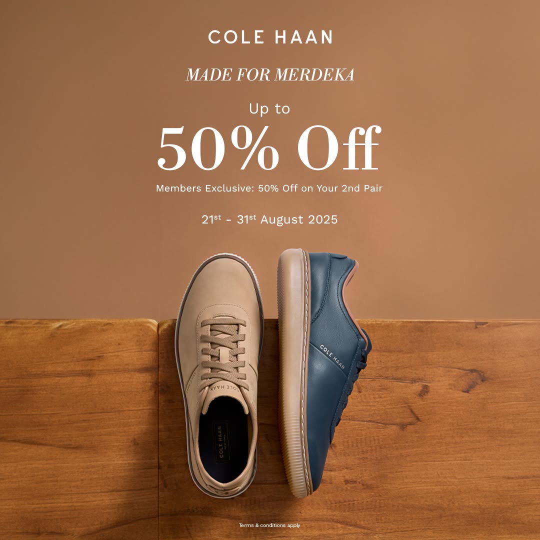 Cole Haan Merdeka promotion at LaLaport BBCC