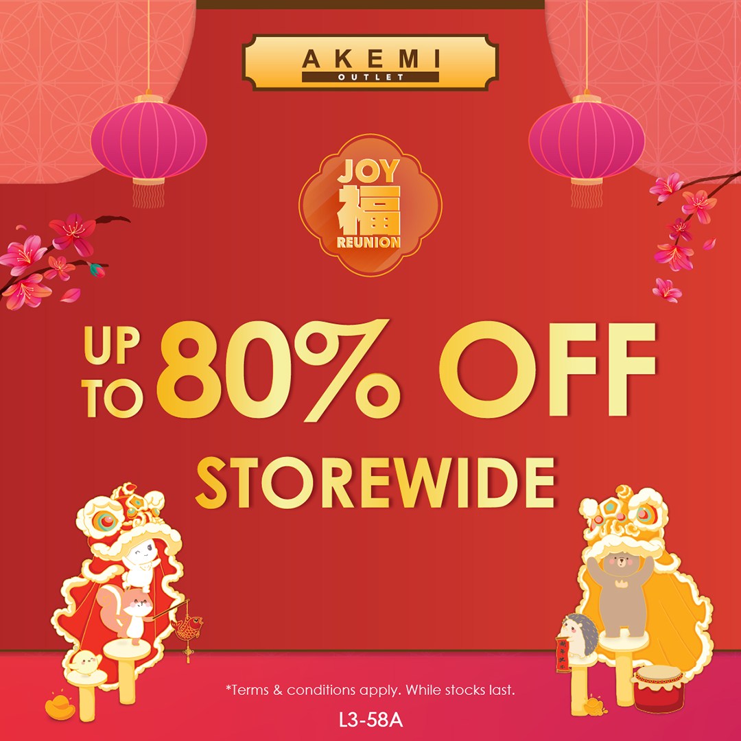 Premium bedding display at AKEMI Outlet