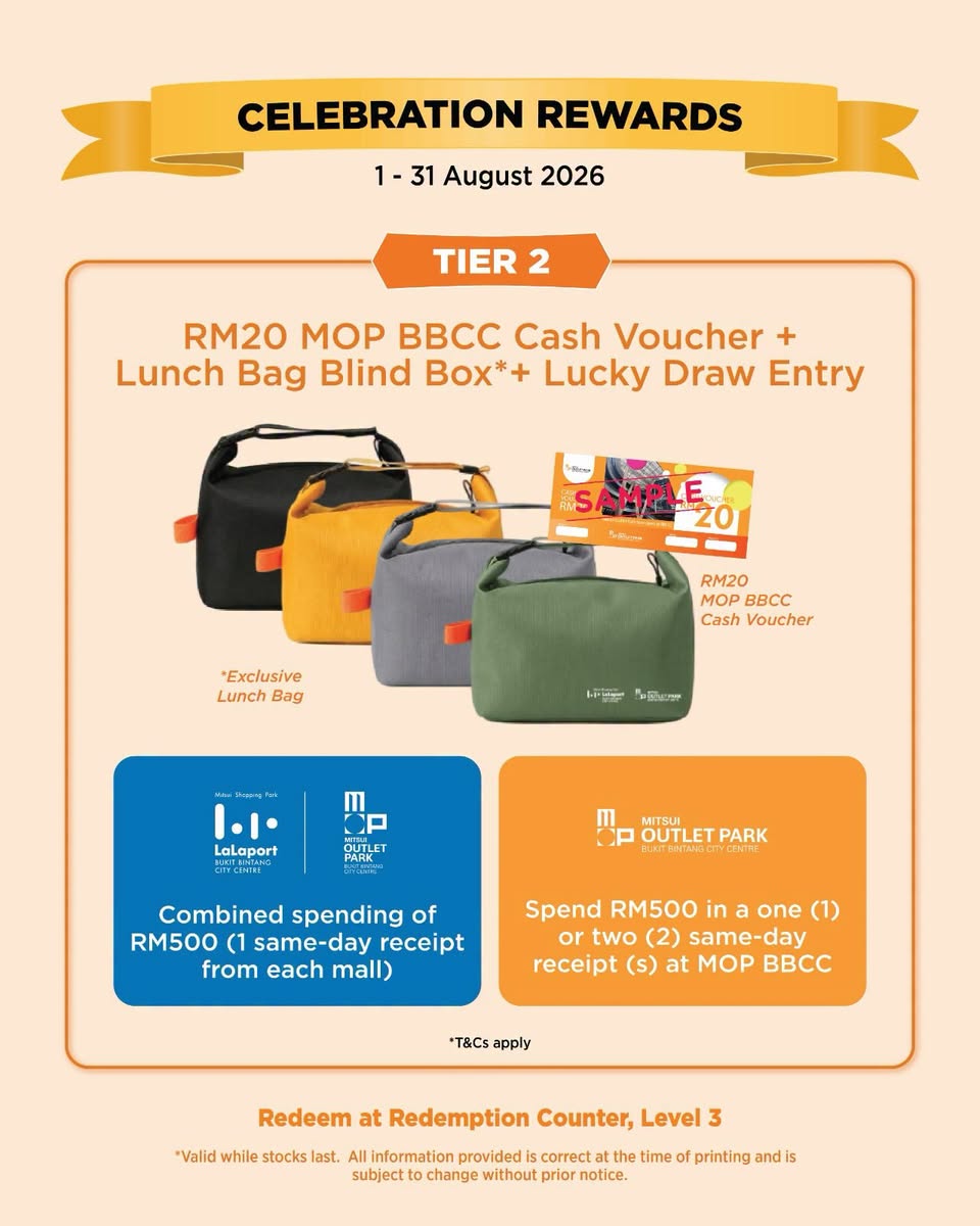 MOP BBCC Tier 2 reward with lunch bag blind box