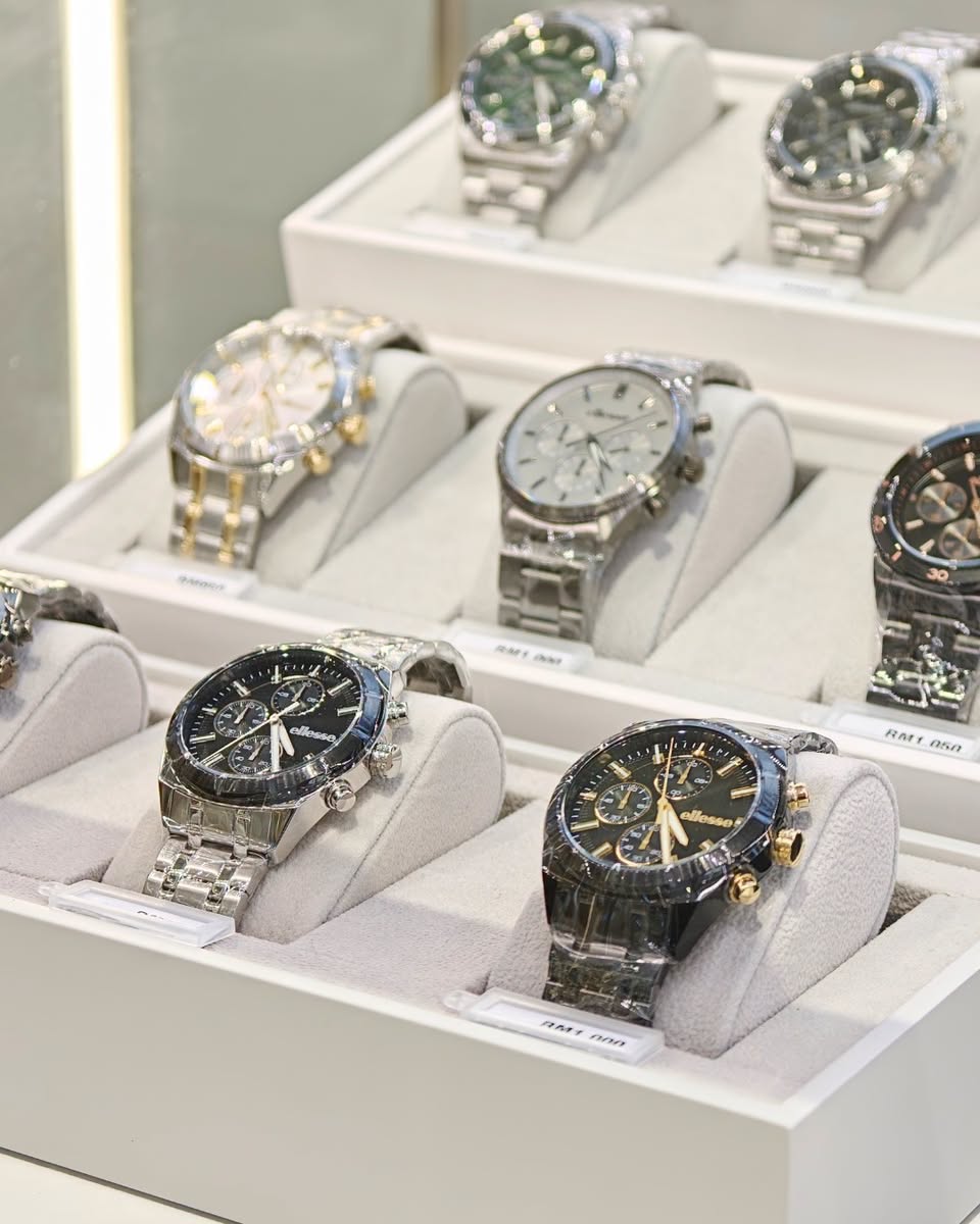 Chronograph watches on display at City Chain LaLaport BBCC