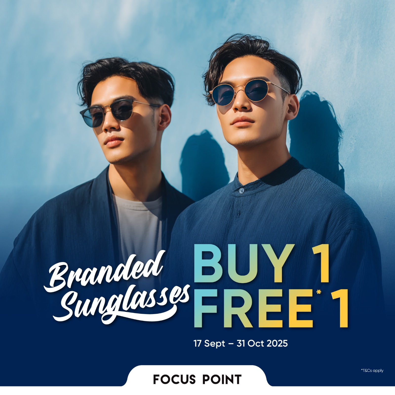 A stylish display of premium branded sunglasses.
