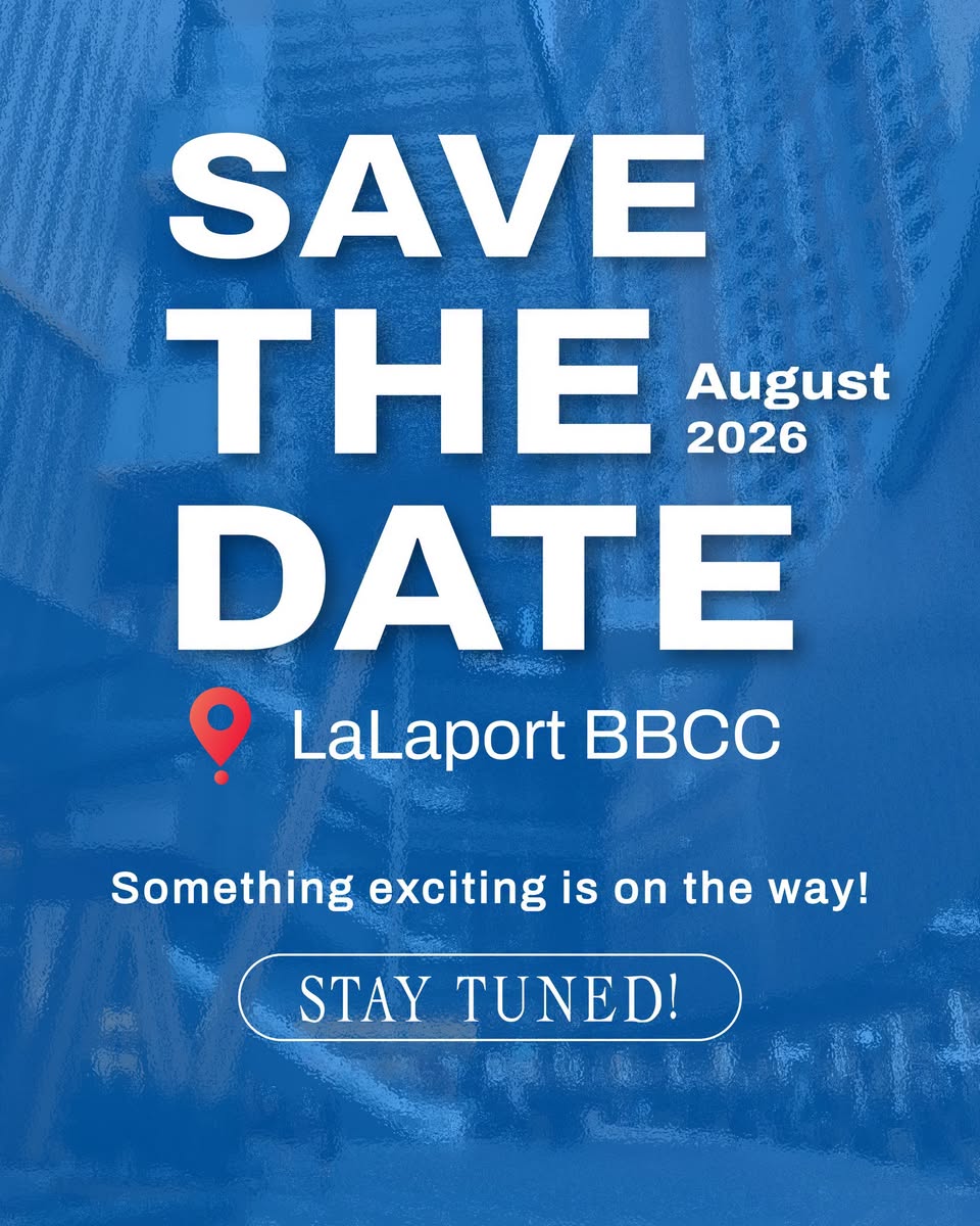 Save the Date August 2026 at LaLaport BBCC