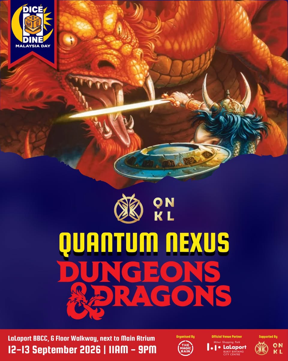 Quantum Nexus Dungeons & Dragons at Dice Dine Malaysia Day