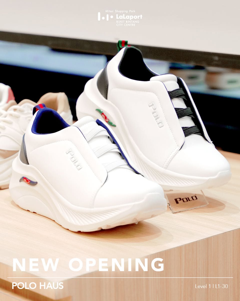 Close-up of premium footwear selection