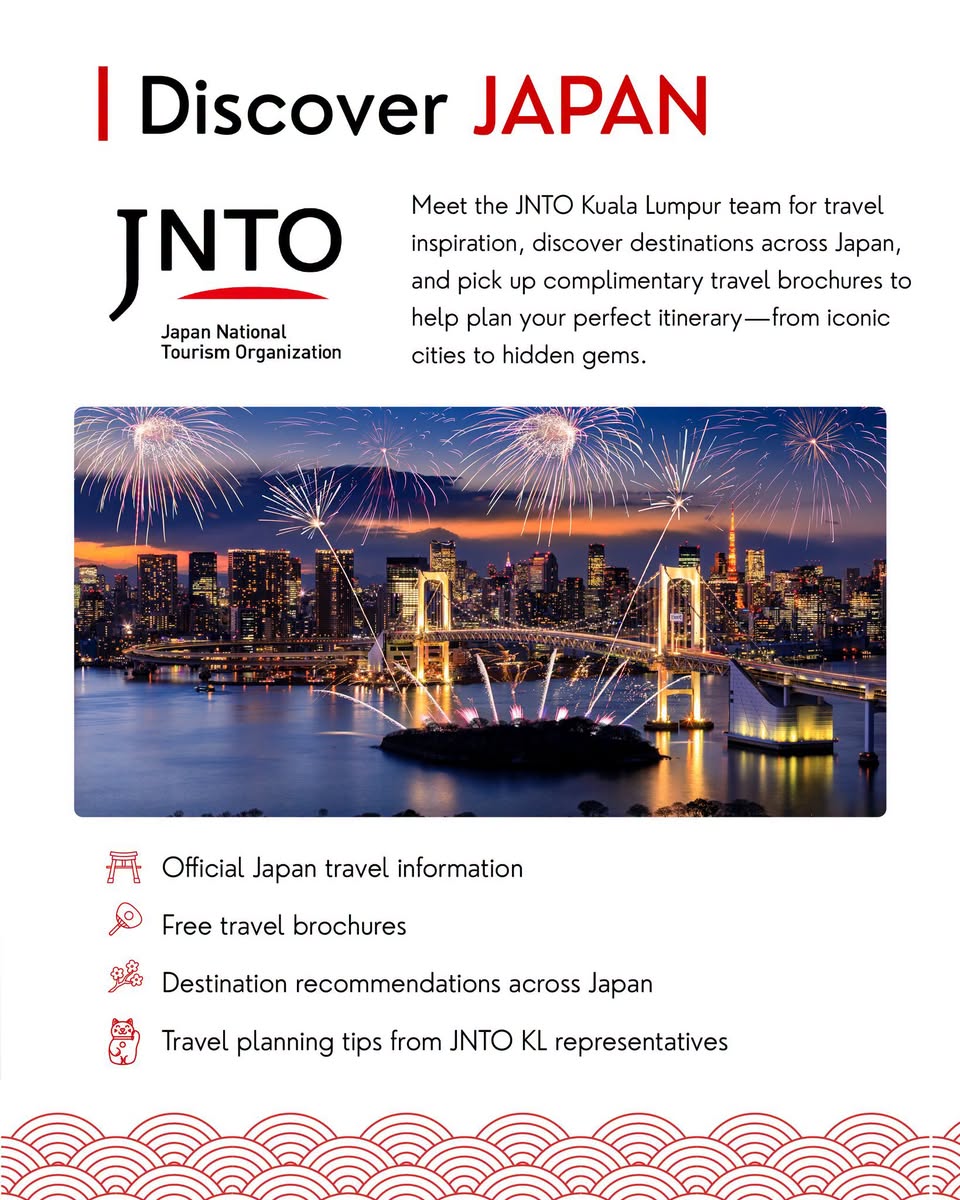 JNTO Discover JAPAN booth at HELLO JAPAN Discovery Zone