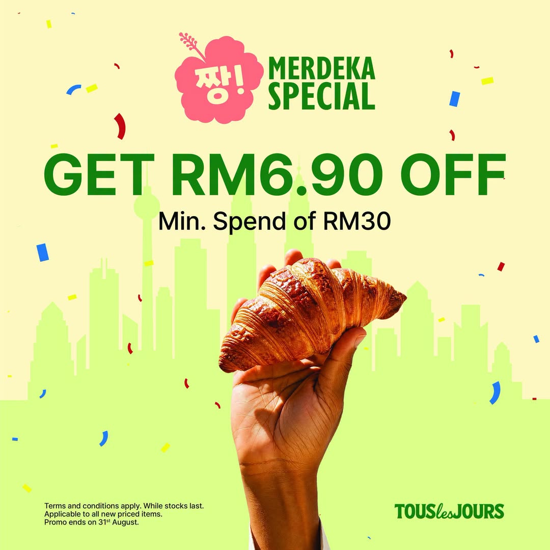 Tous Les Jours Merdeka Special promotion