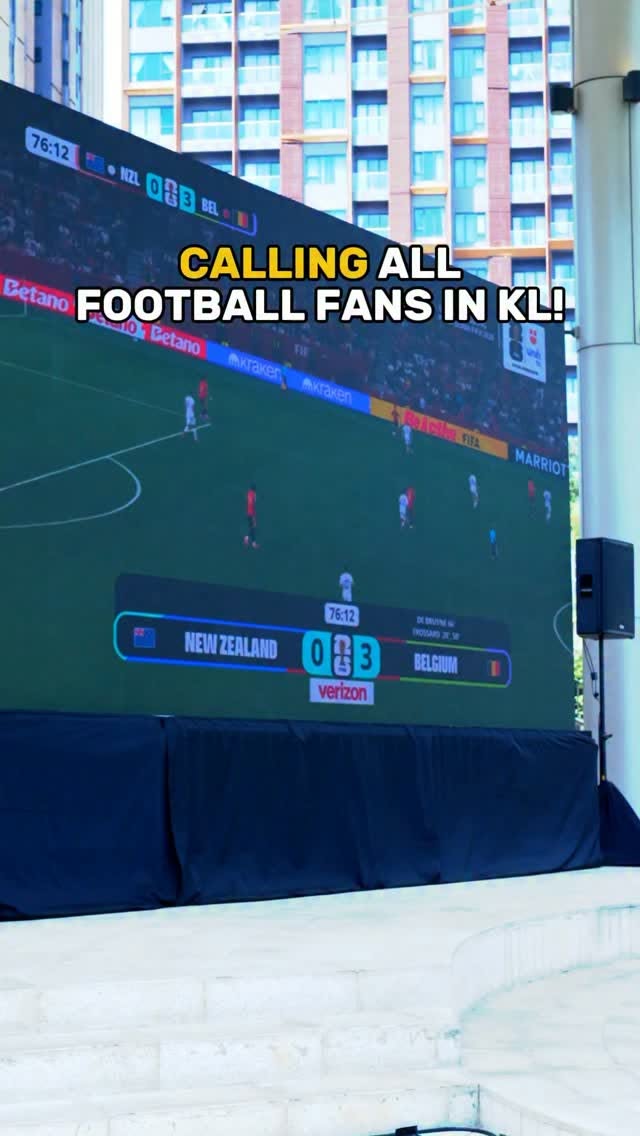 Football live viewing at LaLaport BBCC