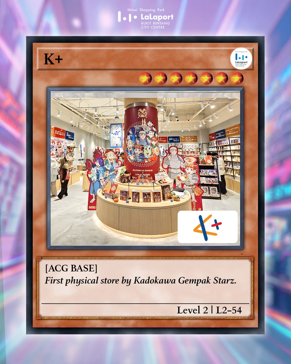 Exclusive anime merchandise available at LaLaport BBCC