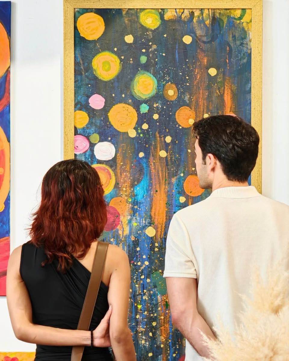 Abstract painting at The Heritage Collection