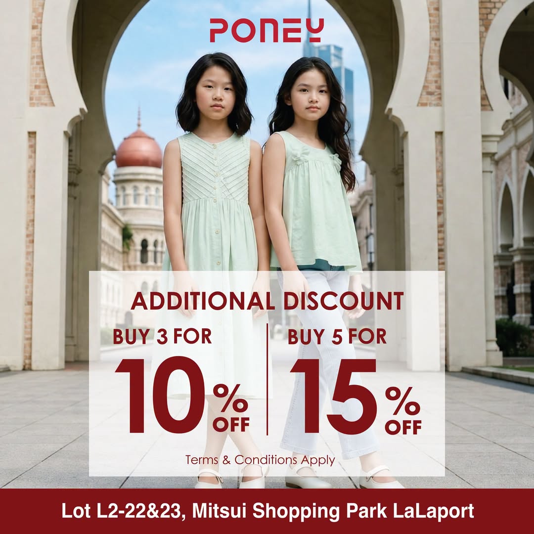 Poney Additional Discount Sale at LaLaport BBCC