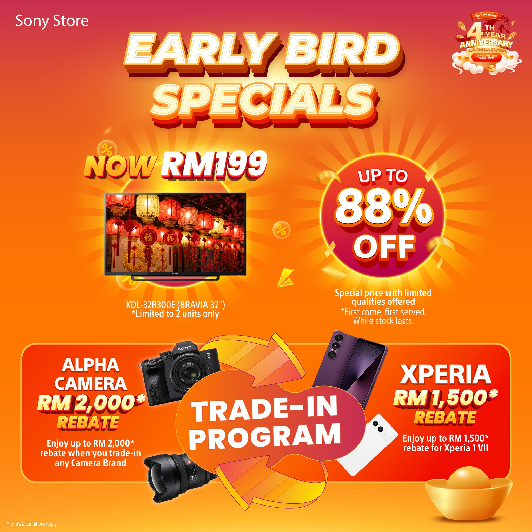 Golden rewards and anniversary surprises