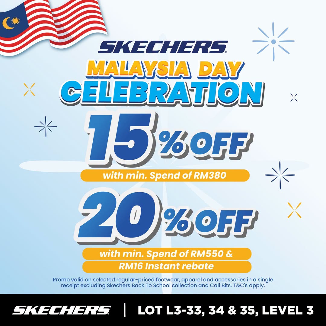 Skechers Malaysia Day promotion at LaLaport BBCC