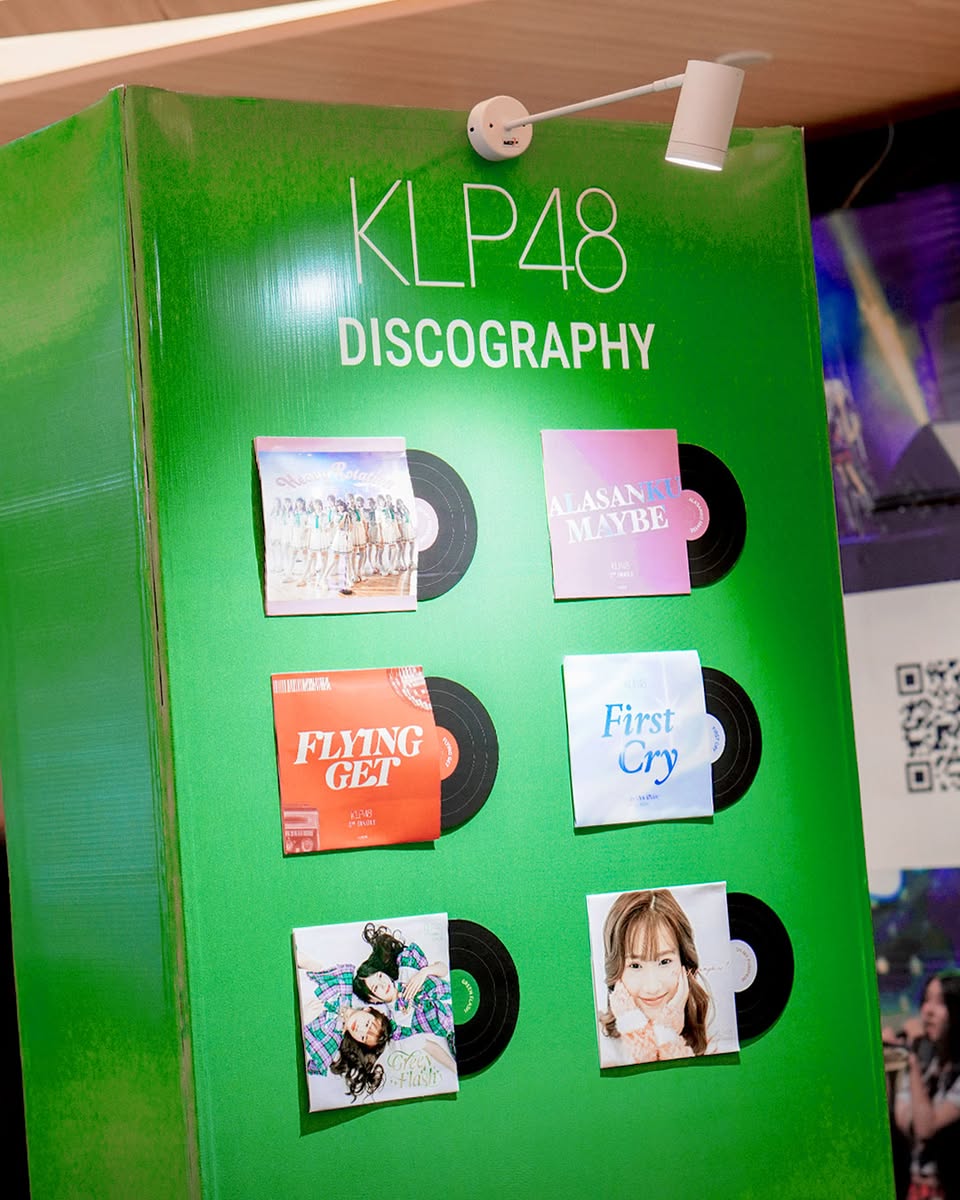 KLP48 event activities and prizes on display