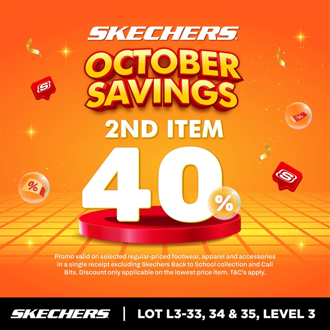 Skechers October Savings promotion at LaLaport BBCC