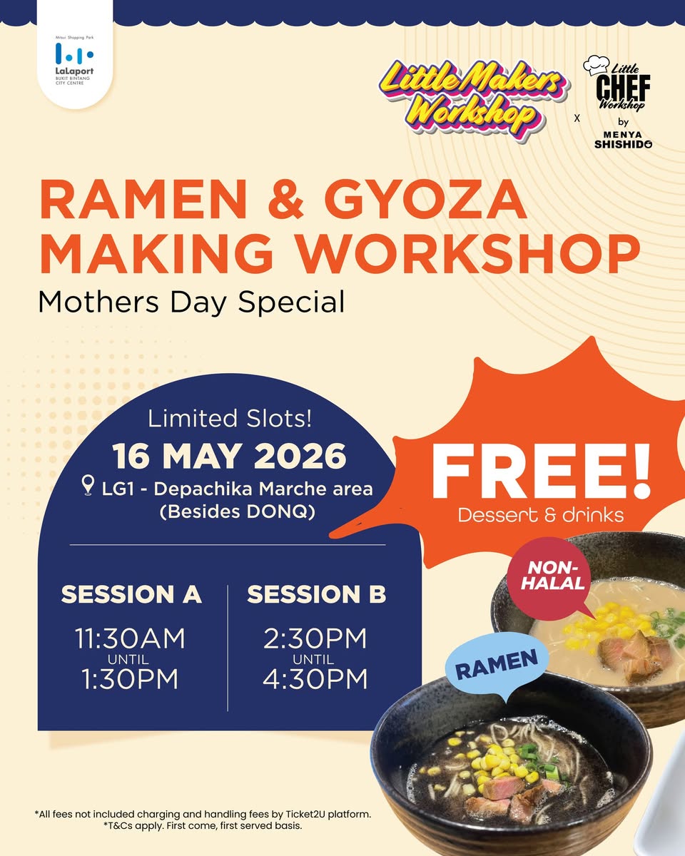 Event poster for Little Makers Workshop
