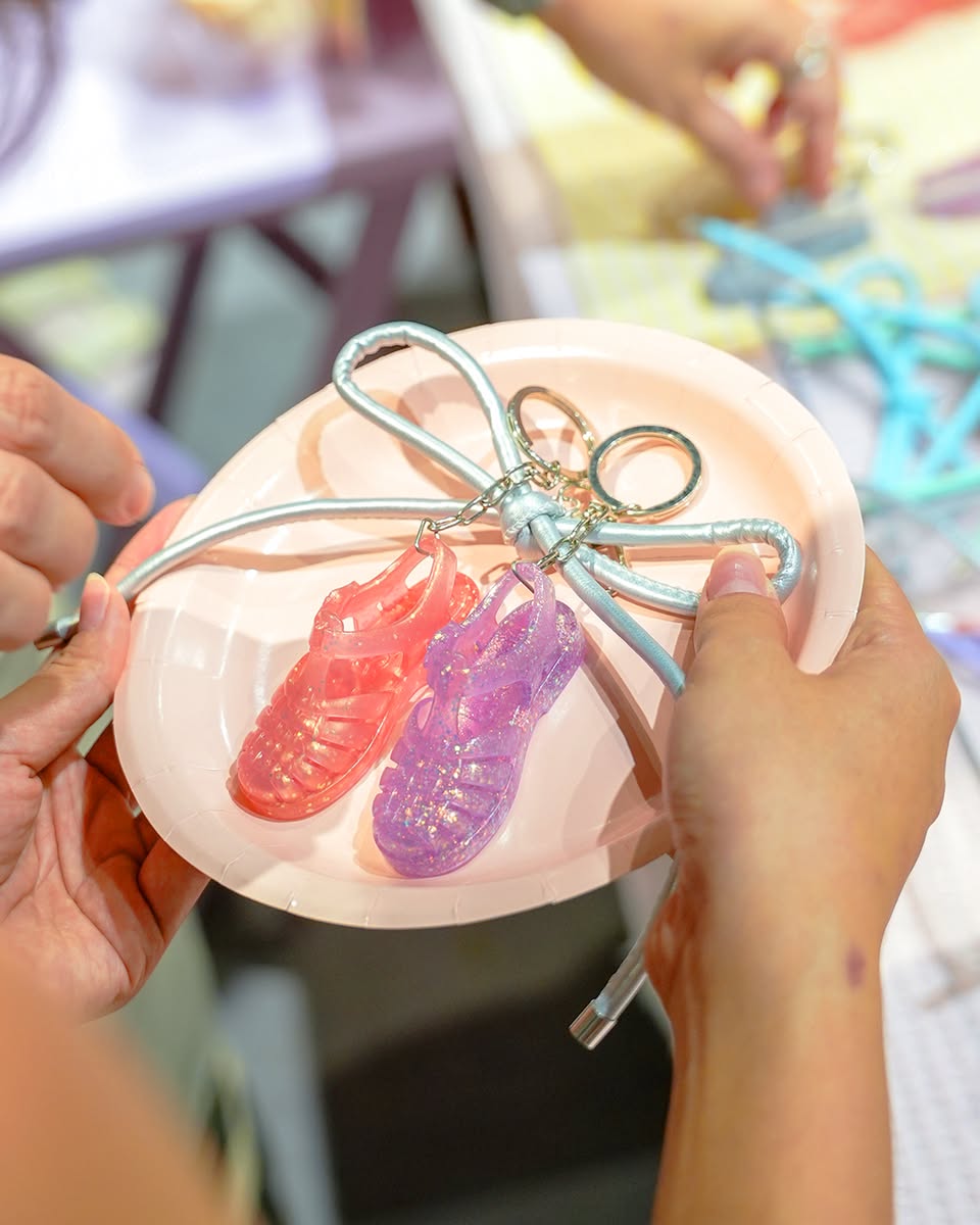 The modern storefront of the Melissa boutique